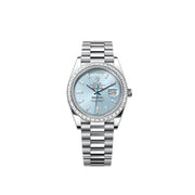 Rolex | Day-Date | 228396TBR | Platinum | Platinum | Blue