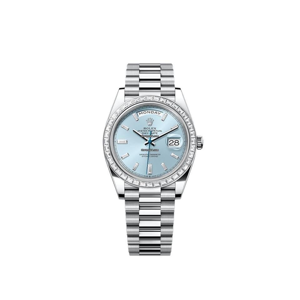 Rolex | Day-Date | 228396TBR | Platinum | Platinum | Blue