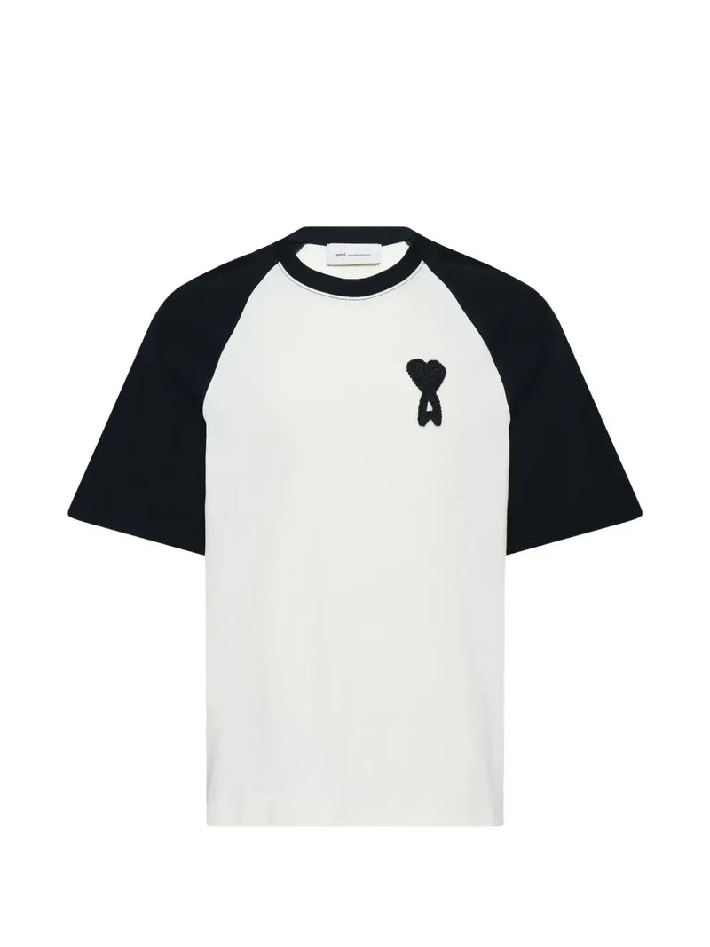 Ami de Coeur raglan-sleeve Black T-shirt