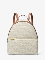 Michael Kors Sheila Medium Logo Backpack Vanilla