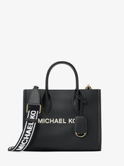 Michael Kors Mirella Small Pebbled Leather Convertible Crossbody Bag Black