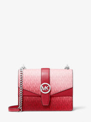 Michael Kors Reed Large Signature Logo Satchel Lt Crm Multi