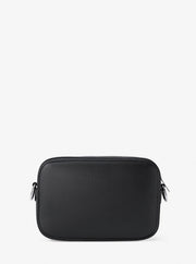 Michael Kors Jet Set Pebbled Leather Camera Crossbody Bag Black