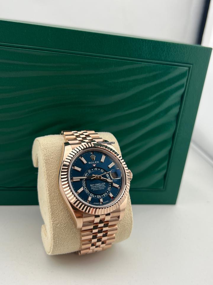 Rolex | Sky-Dweller | 336935 | Rose gold | Rose gold | Blue | Automatic