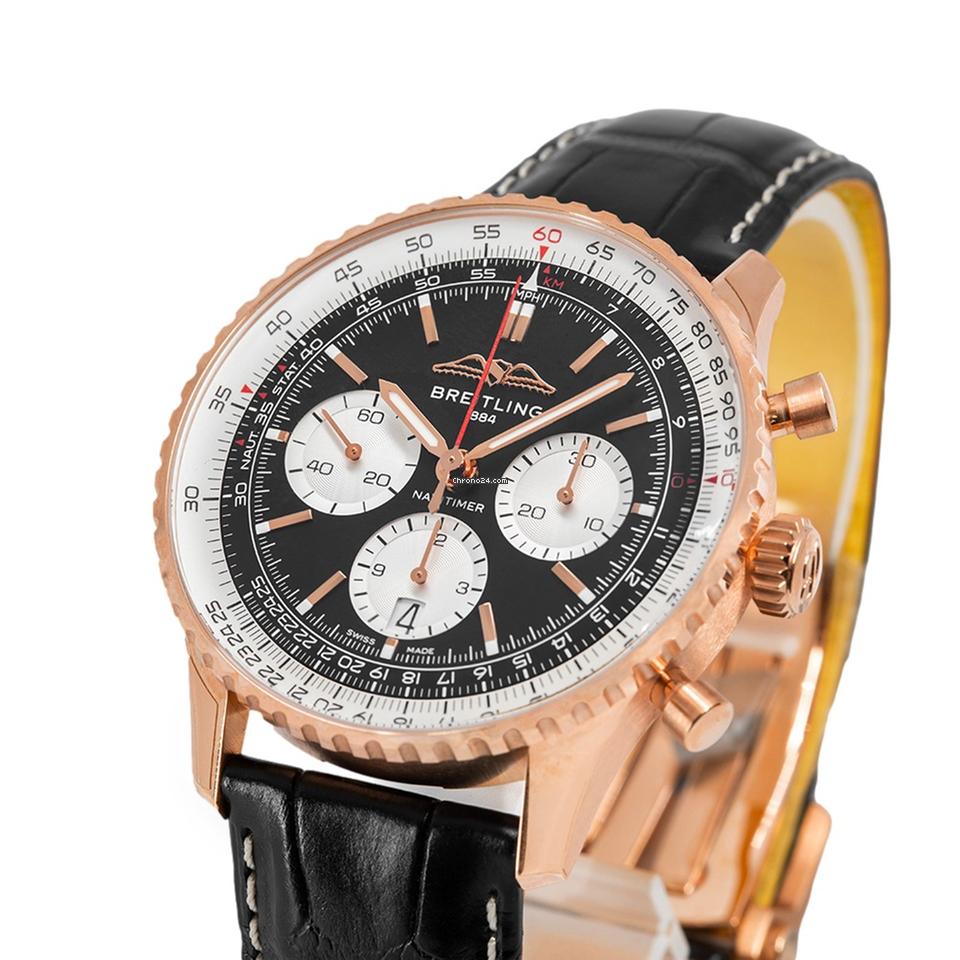 Breitling Navitimer RB0138211 B1 P1 Navitimer B01 43mm Red Gold Chrono