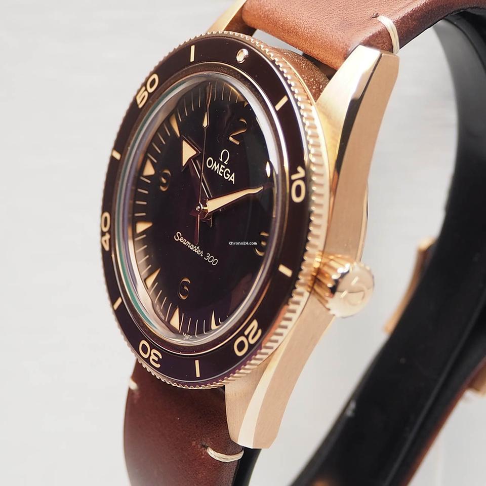 Omega Seamaster 3009 K Bronze Gold 23492412110001 Box+Papiere NEU