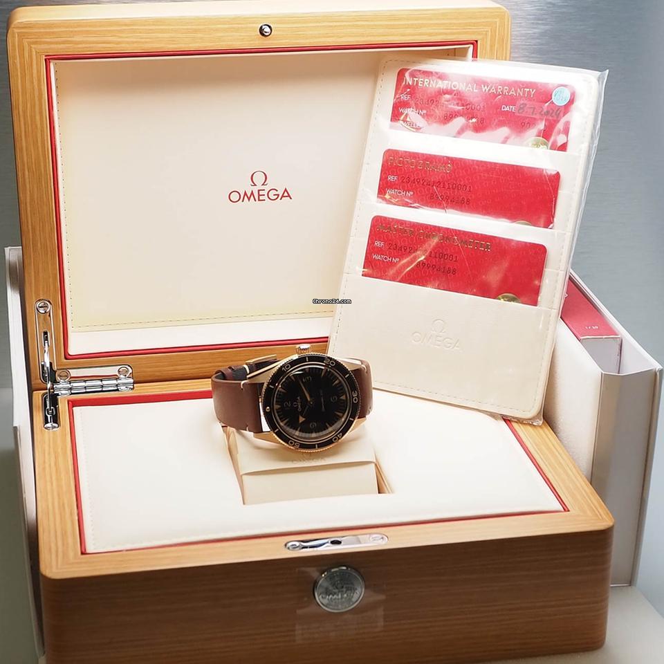 Omega Seamaster 3009 K Bronze Gold 23492412110001 Box+Papiere NEU