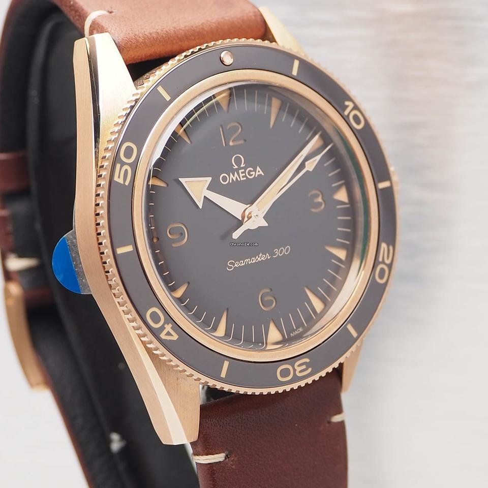 Omega Seamaster 3009 K Bronze Gold 23492412110001 Box+Papiere NEU