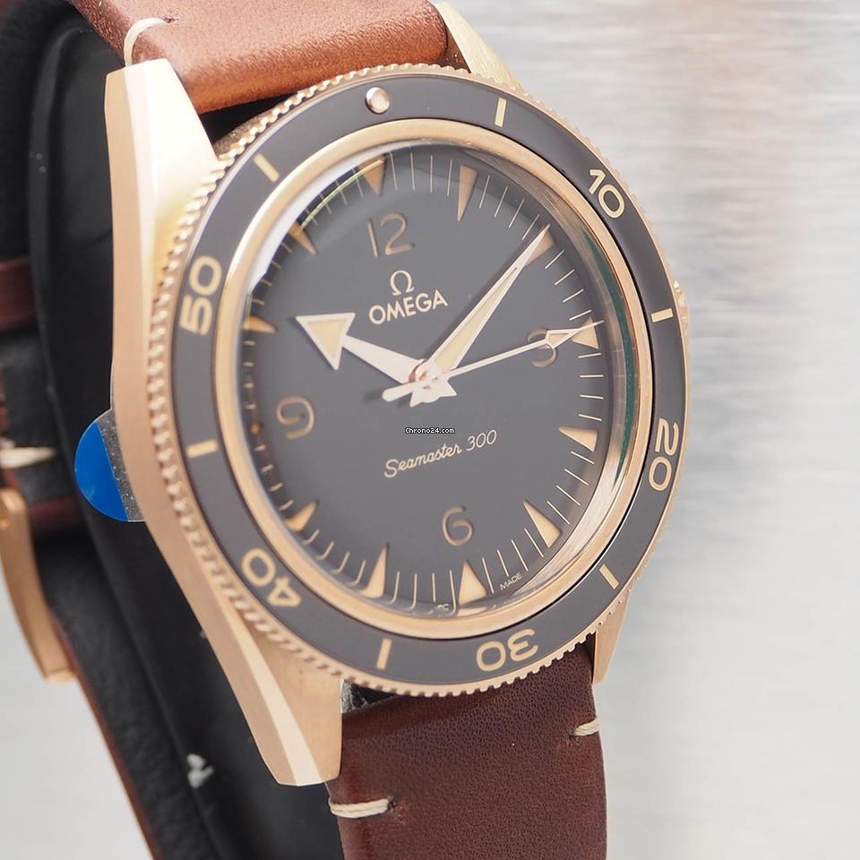 Omega Seamaster 3009 K Bronze Gold 23492412110001 Box+Papiere NEU