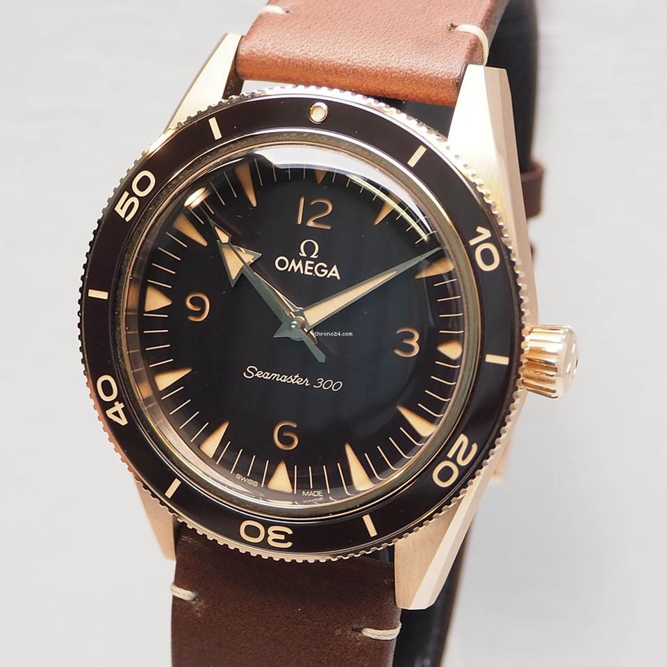 Omega Seamaster 3009 K Bronze Gold 23492412110001 Box+Papiere NEU