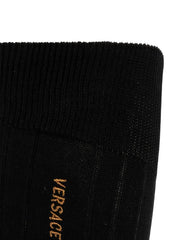 logo ribbed socks