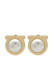 Gancini stud earrings