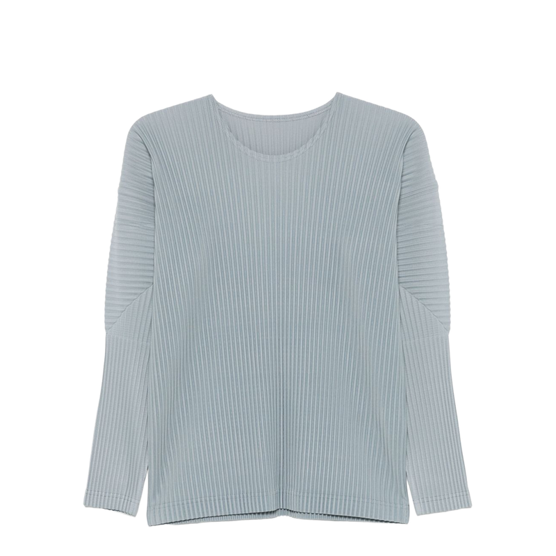 Light Grey Crew Neck Long Sleeves