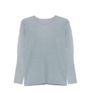 Light Grey Crew Neck Long Sleeves