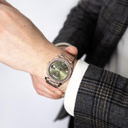 Rolex | Day-Date | 228345RBR | Rose gold | 40 mm | Rose gold | Green | Automatic