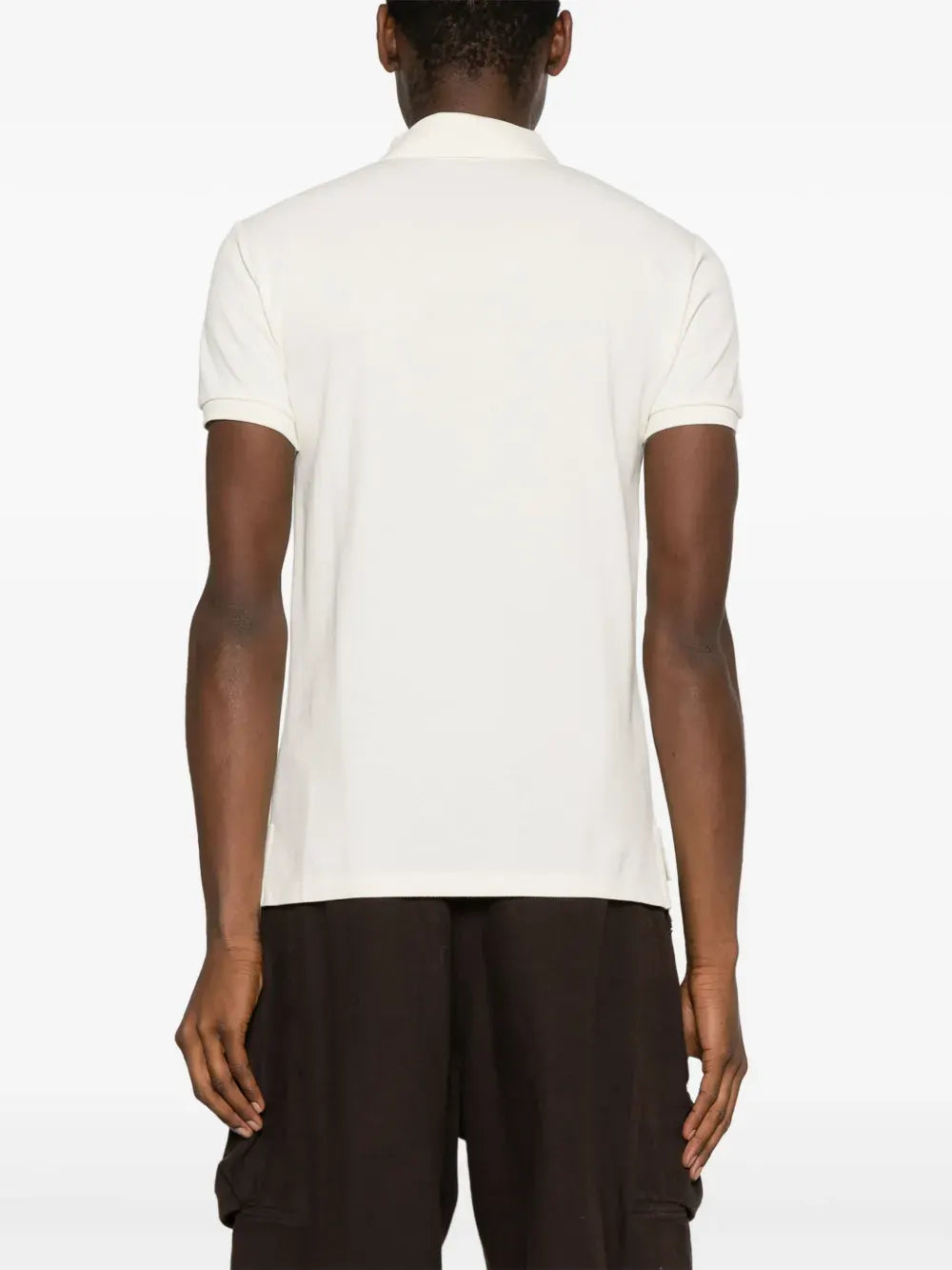 Pony-embroidered cotton polo shirt