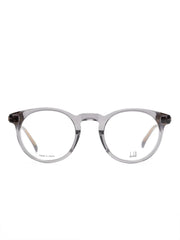 metallic-finish round-frame glasses