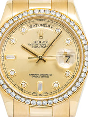 Diamond 36mm Day-Date watch
