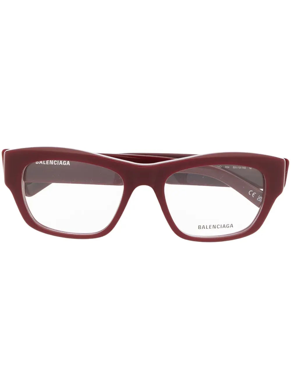 logo-print rectangle-frame glasses