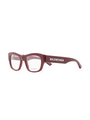 logo-print rectangle-frame glasses