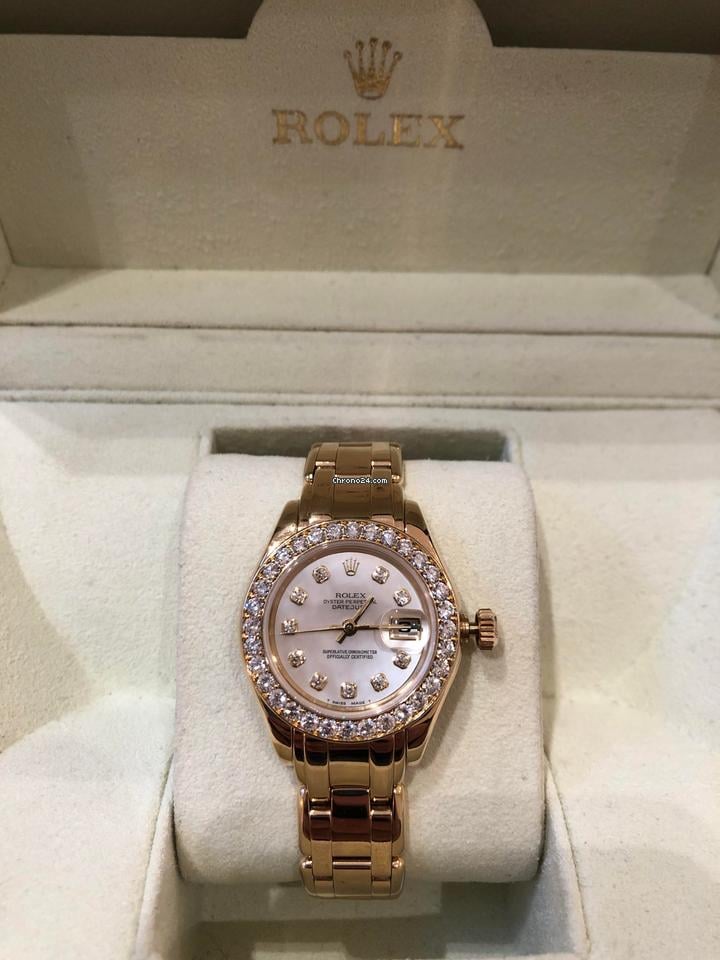 Rolex | Datejust | 69298 | Yellow gold | 29 mm | Yellow gold | Mother of pearl | Automatic