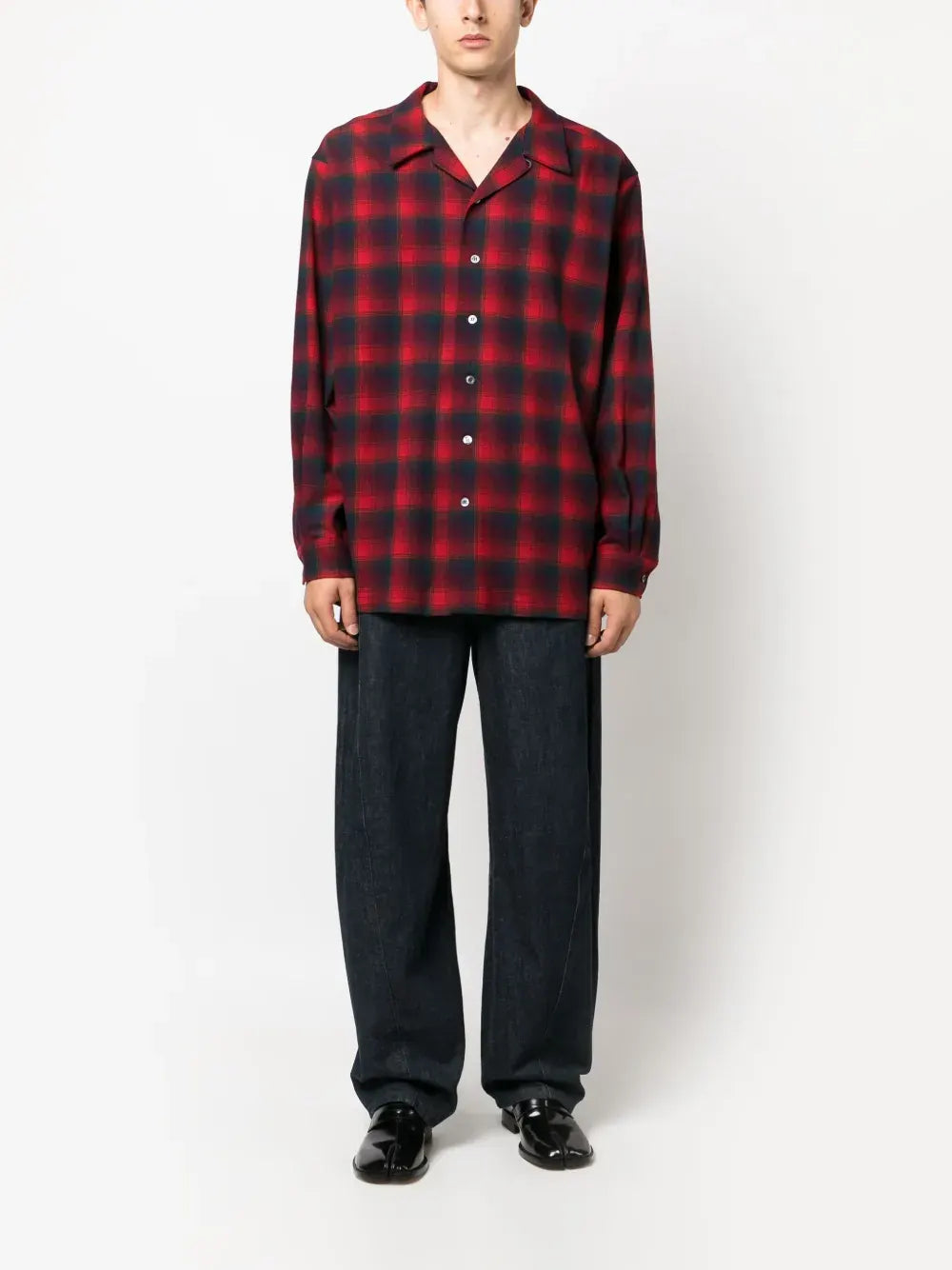 x Pendleton checked wool shirt
