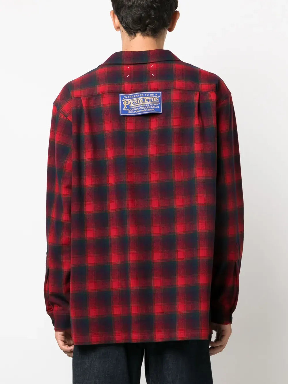 x Pendleton checked wool shirt