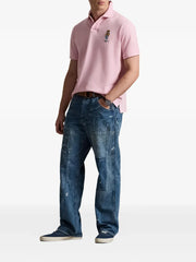 Polo Bear logo polo shirt