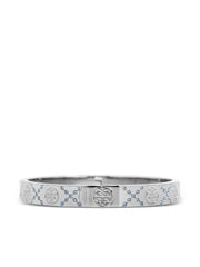 logo-embossed bracelet