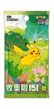 Pokemon Collect 151 Figure & Pack Combo (Simplified Chinese) Single Blind Box
