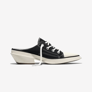 Converse CHUCK 70 DE LUXE POINTED MULE HEEL PLATFORM { BLACK/EGRET/WHITE