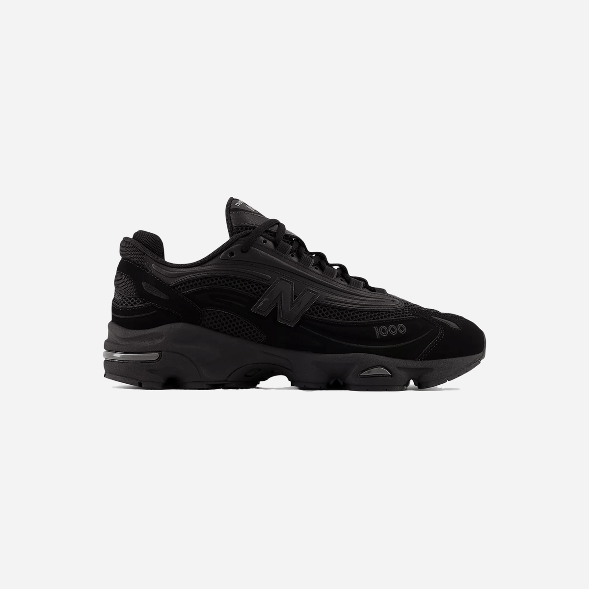 New Balance 1000 Black With Black Cement Castlerock