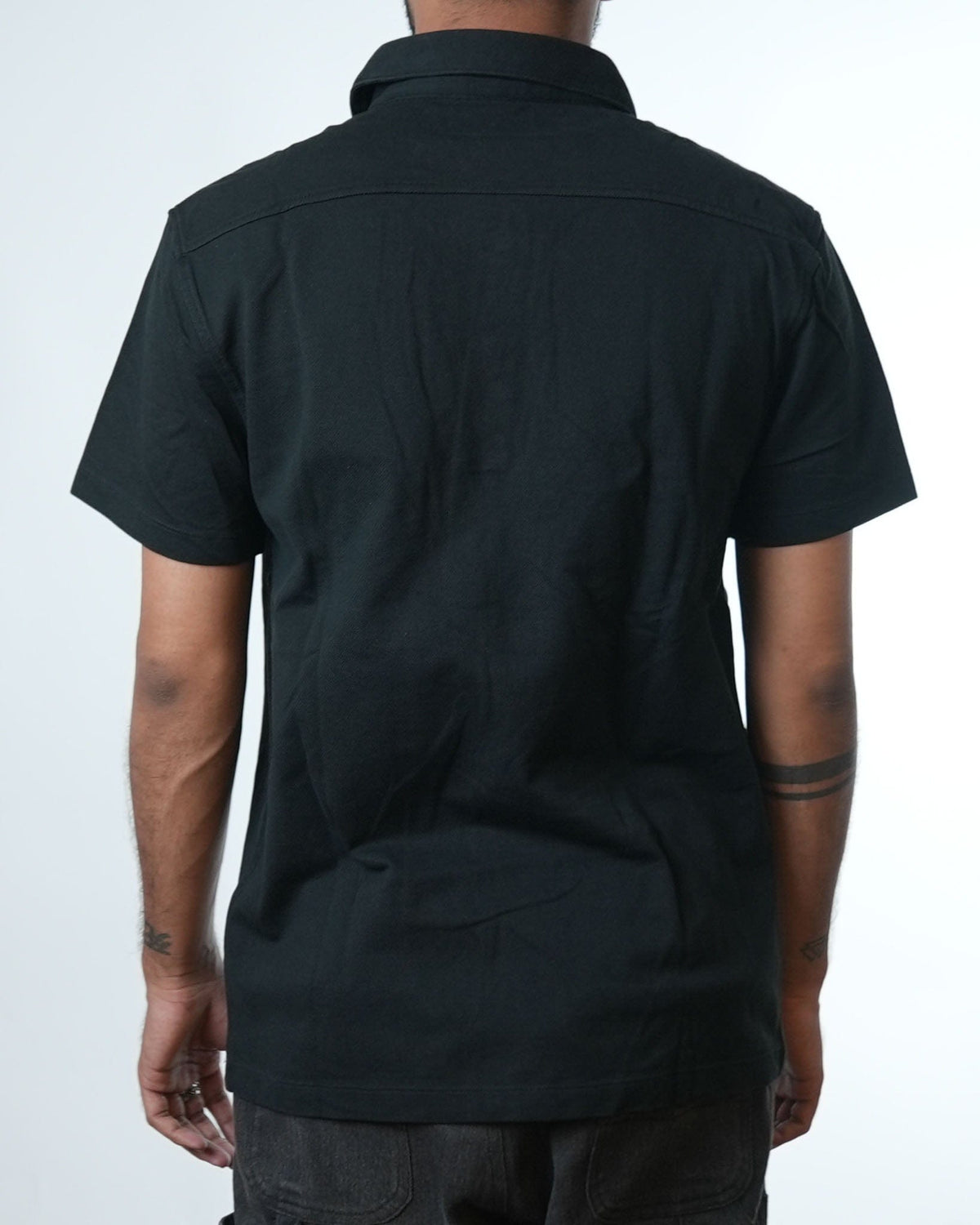 Lacoste Black Pocket Polo T-Shirt (M)