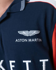 Hackett Aston Martin Navy Blue Polo (2XL)