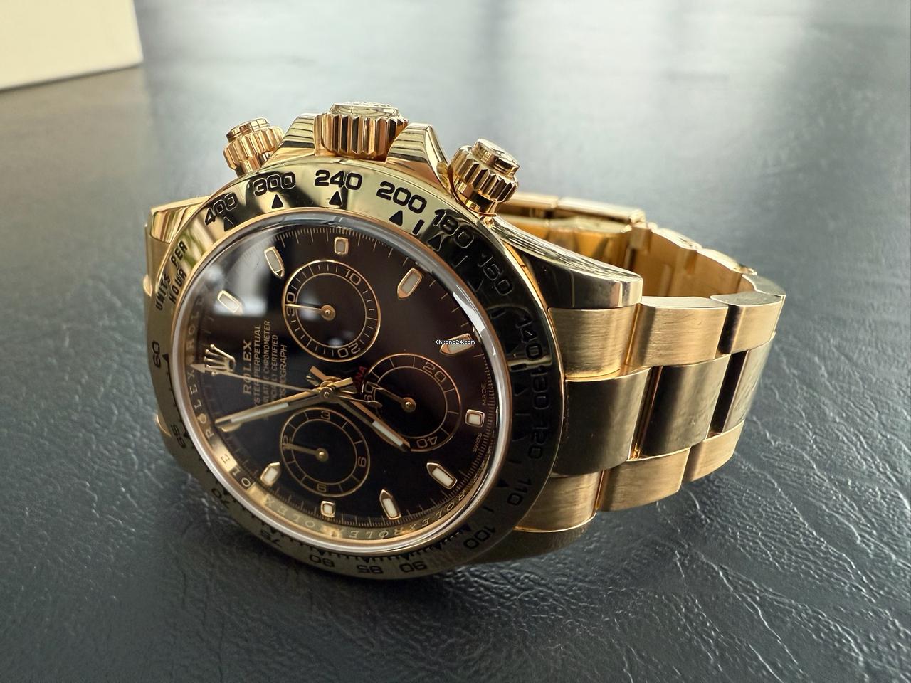 Rolex | Daytona | 116508 | Yellow gold | 40 mm | Yellow gold | Black | Automatic