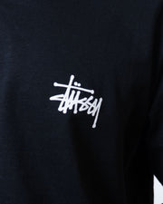 Stussy Basic Long Sleeve Black T-Shirt (M)