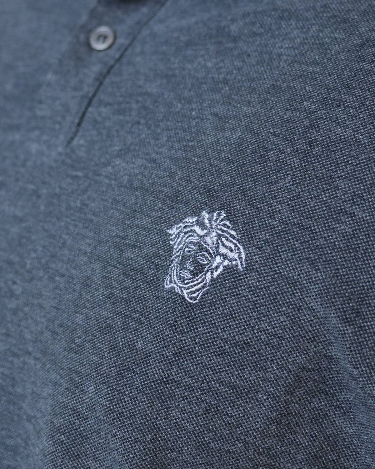 Versace Grey Polo T-Shirt (S)