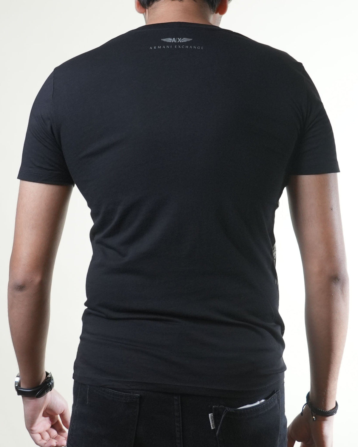 Armani Exchange Eagle Print Black T-Shirt (S)