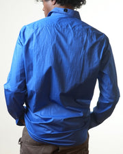 Versace Blue Formal Shirt (M)