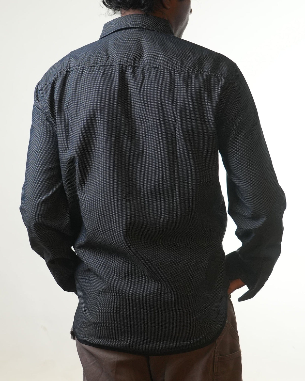 Armani Exchange Black Dotted Shirt (M)