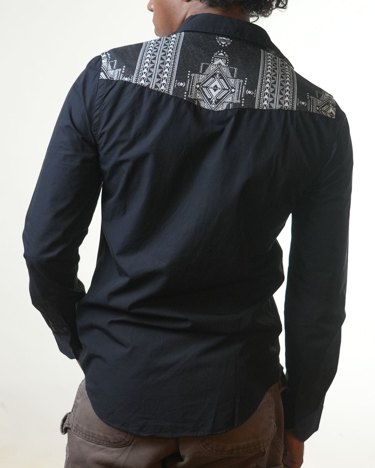 Zara Man Black Cargo Shirt (S)