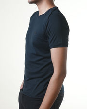 Versace Classic Navy Blue Crewneck T-Shirt (S)
