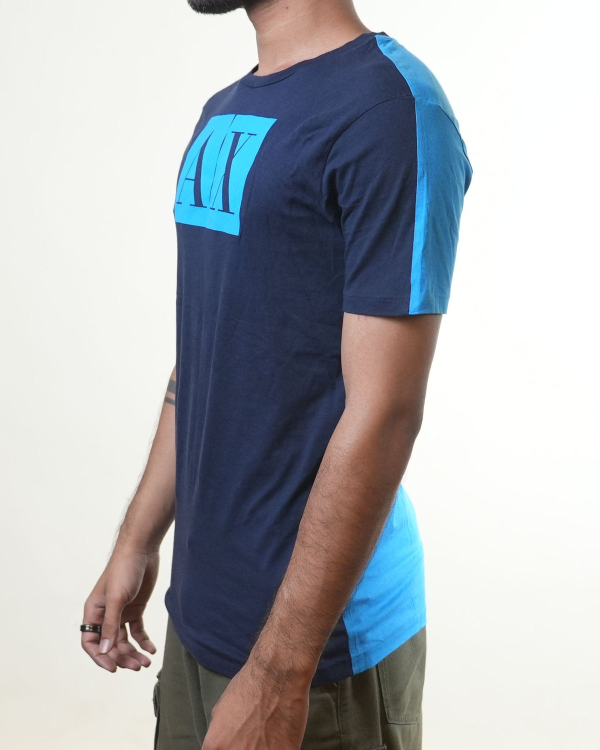 Armani Exchange Blue Basic T-Shirt (S)