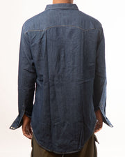 Levis Blue Slim Fit Denim Shirt (L)