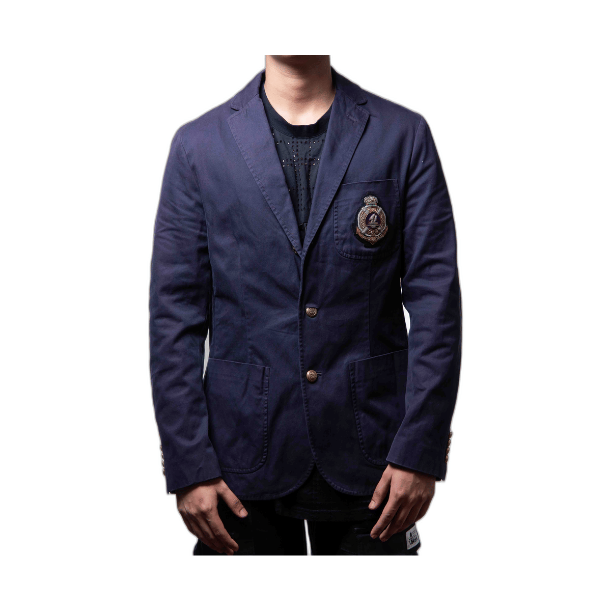 Polo Ralph Lauren Logo Crest Embroidered Blazer (XL)