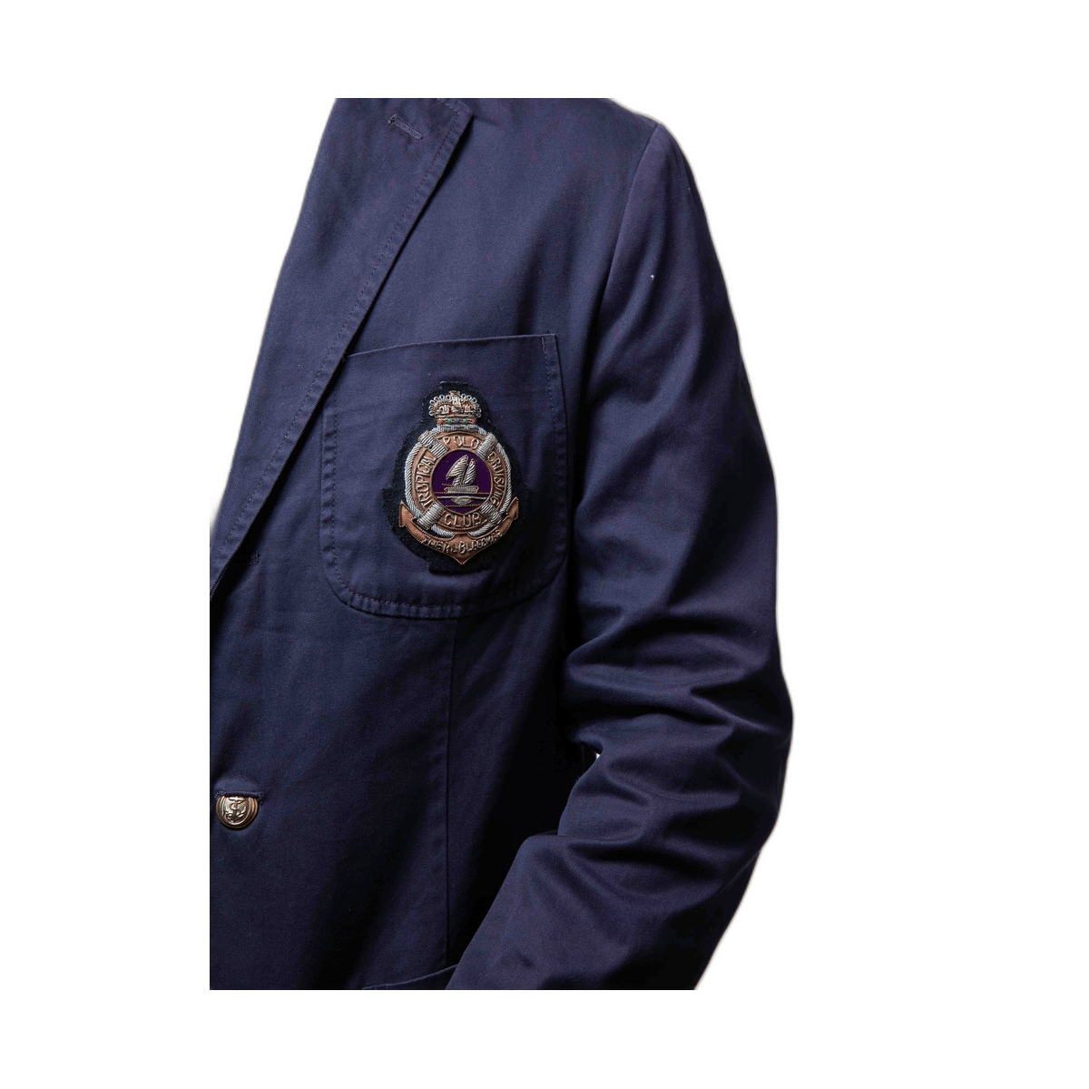 Polo Ralph Lauren Logo Crest Embroidered Blazer (XL)