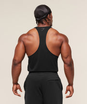 Gymshark Power Stringer - Black/Asphalt Grey