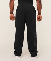 Gymshark Power Straight Leg Pants - GS Black/GS Asphalt Grey