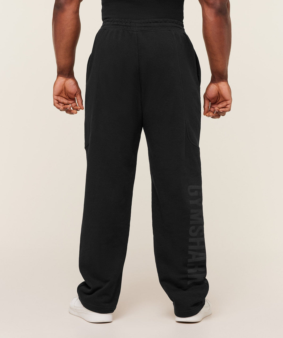 Gymshark Power Straight Leg Pants - GS Black/GS Asphalt Grey