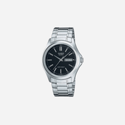 Casio MTP-1239D-1A Black Dial Stainless Steel Watch